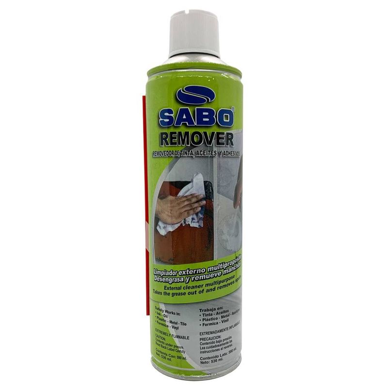 REMOVEDOR DE TINTAS Y MANCHAS SABO 590 ML 6005460