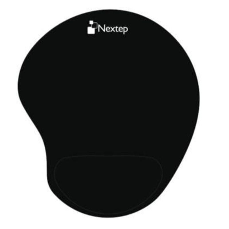 Mouse Pad Nextep NE418C Ergonómico Gel Color Negro con almohadilla dimensiones 23 cm y 20 cm 170 gr  6005460