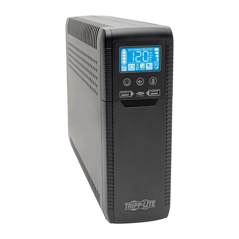 UPS Interactivo con USB ECO1500LCD 1440VA/900 TRIPPLITE ECO1500LCD 1440 VA 900 W 7 h  Negro Hogar y Oficina 6005460