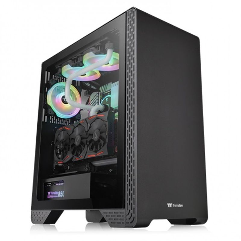 Gabinete THERMALTAKE CA1P500M1WN00 Gabinete Vidrio SPCC ATX Negro 6005460