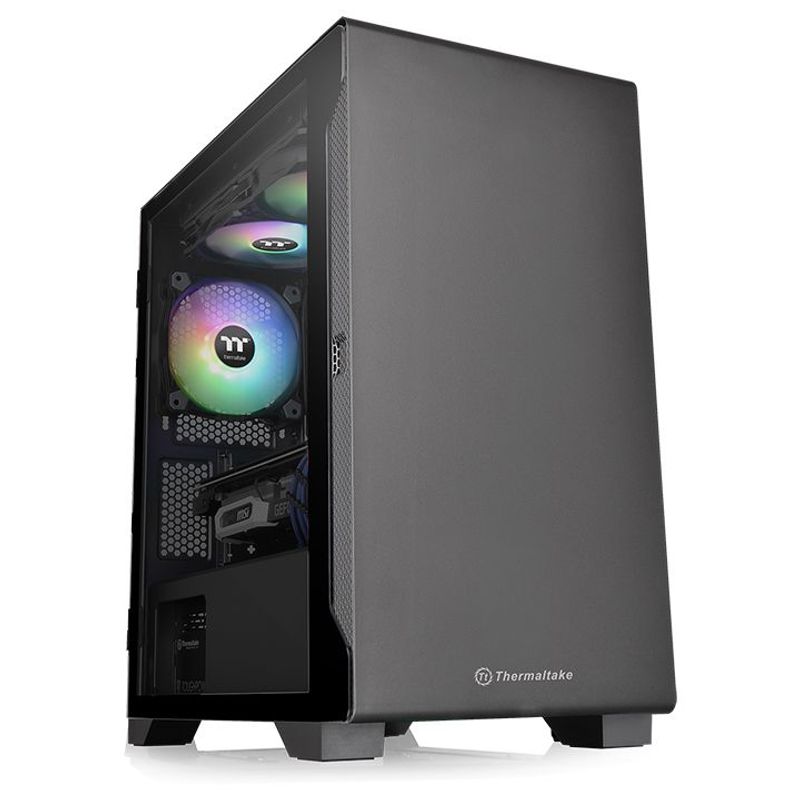 Gabinete Thermaltake S100 TG (CA1Q900S1WN00) Color Negro Micro Torre 6005460