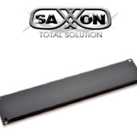 saxxon 70060100 tapa ciega de 1 unidad de rack medidas de 482 mm de ancho 19 x 44 mm de profundidad metalica 29074