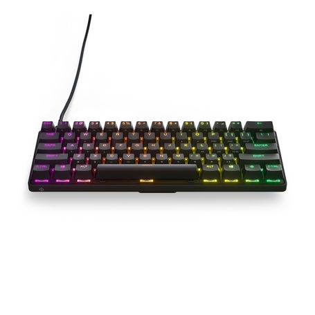 Teclado mecánico para Juegos SteelSeries Apex Pro Mini.El Teclado más rápido del Mundo. Desempeno Ajustable. Factor de Forma Com