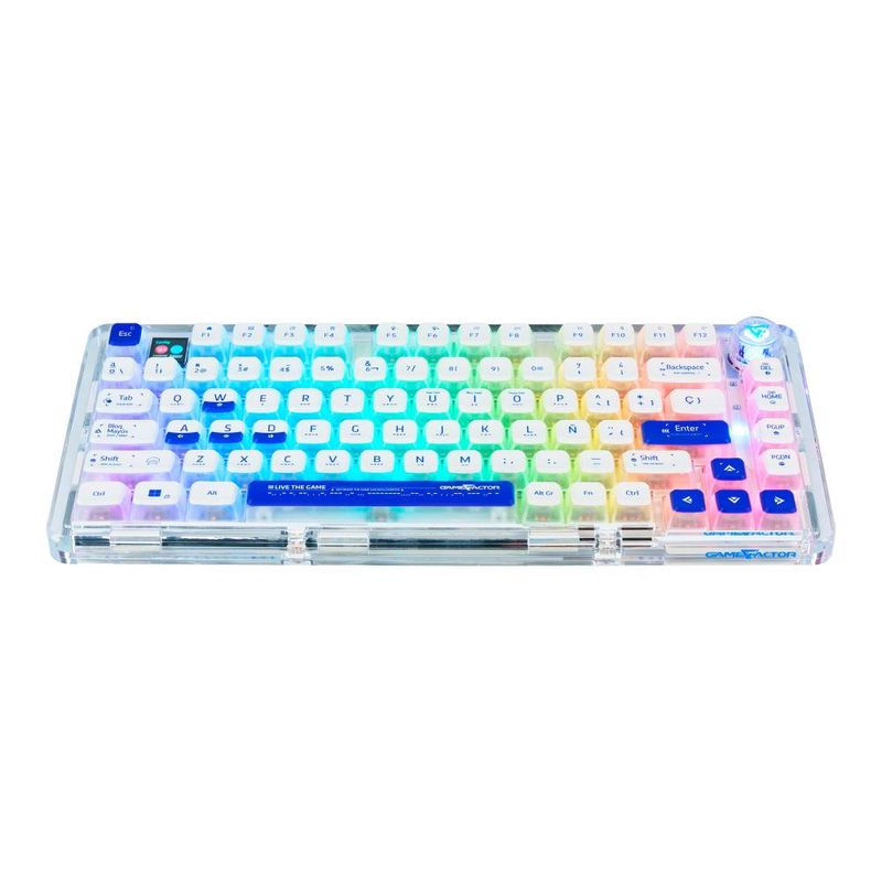 Teclado Vorago GAME FACTOR KBG800 Teclado Gasket personalizable formato 75 con RGB configurable 6005460