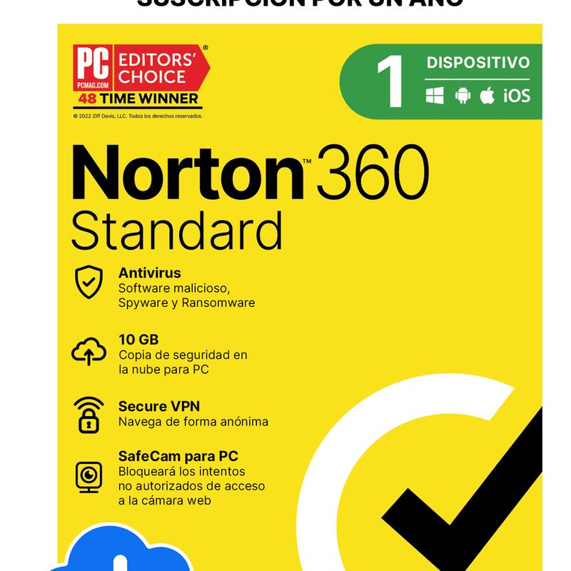 ESD Norton 360 Standard 1 Dispositivo 1 Ano 21430631 6005460