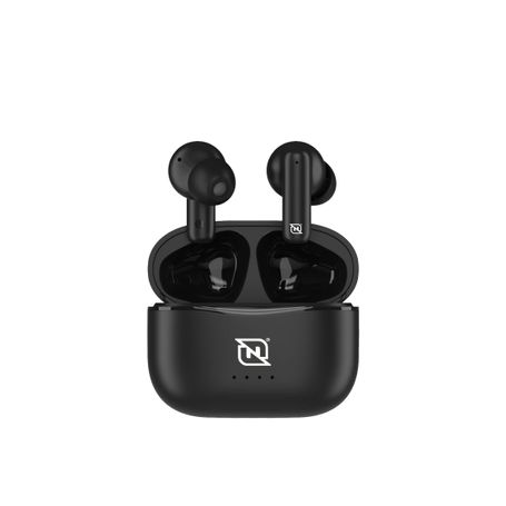 AUDIFONOS INEAR NTWS103 BLUETOOTH 5.3 TWS SUPER BASS MANOS LIBRES HASTA 5 HRS DE DURACIÓN 4 INDICADORES DE CARGA EN DOCK NEGRO 6