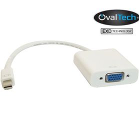 adaptador mini displayport  a vga  ovaltech ovmdpvga