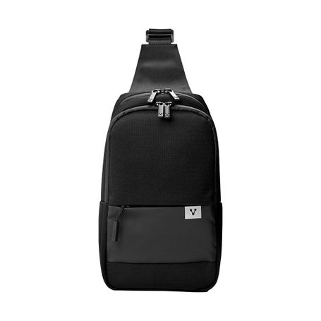 MOCHILA PECHERA CRUZADA VORAGO CB300 POLYESTER NEGRA 6005460