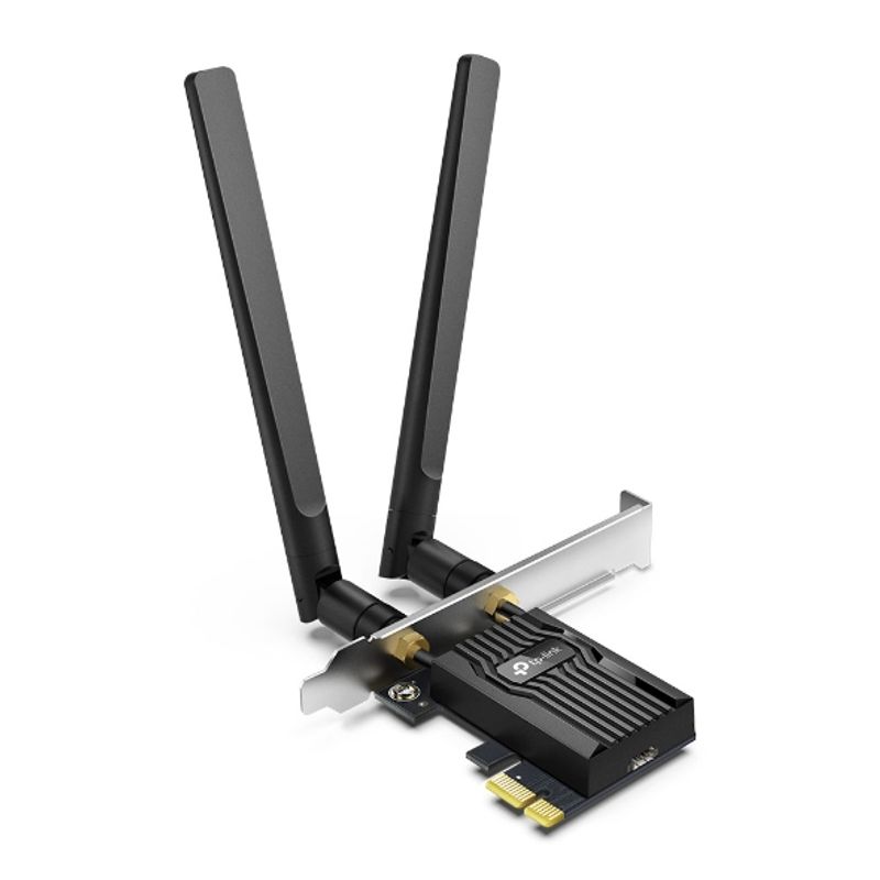 ADAPTADOR WIFI6 PCIE BLUETOOTH 5.2 ARCHER TX55E AX3000 CON TECNOLOGiA 1024QAM Y GRAN ALCANCE 6005460