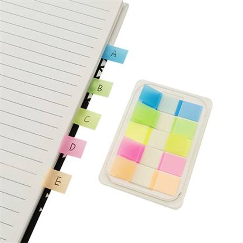 Banderital Nextep NE051 Minis de 5 colores Neon con 10 paquetes de 100 hojitas  6005460