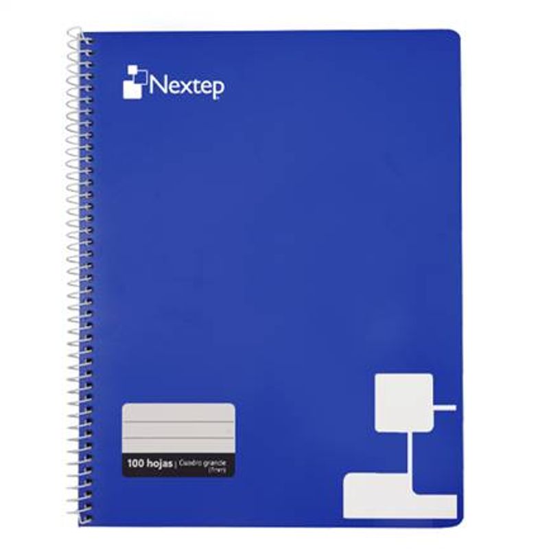 Cuaderno Nextep NE007g cuadro numero 7 tamano profesional con 100 hojas de resorte  6005460