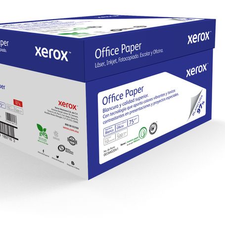 papel bond office paper oficio xerox azul 