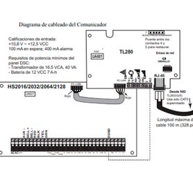 dsc tl280e  neo comunicador de alarma via internet para panel hs2032 hs2064 hs2128 con aplicacion connectalarm cer  losprincipa
