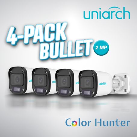 4pack bullet 2mp colorhunter