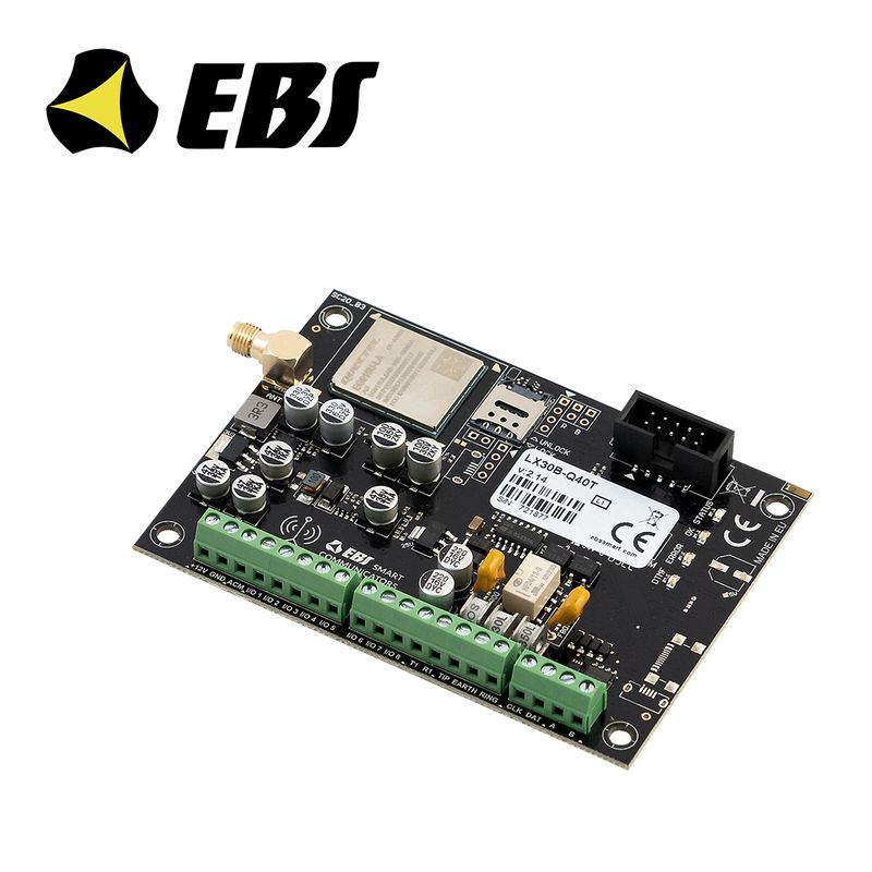 Comunicador Universal Con Respaldo De Linea Telefónica Para Páneles De Alarma En Formato Contact Id O Sia. Marca Ebs Modelo Lx30