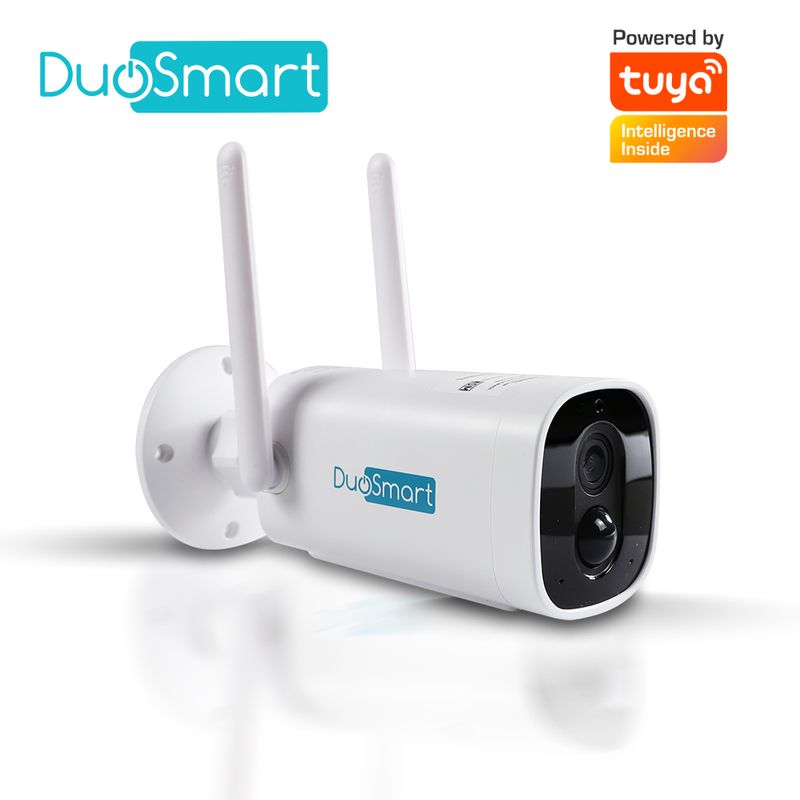 Camara Inteligente 100 Por Ciento Inalambrica Duosmart E41 Wifi 2.4 Ghz 3mp Compatible Con App Duosmart Con Bateria Recargable I