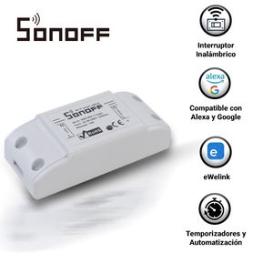 interruptor onoff sonoff basic r2 smart inalambrico wifi para solucion de smart home con temporizador para ios y android compat