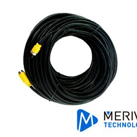 cable din de aviacion 4 pines meriva technology mcbl330 30m de largo  compatible para cámaras hd solucion movil  uso en interio