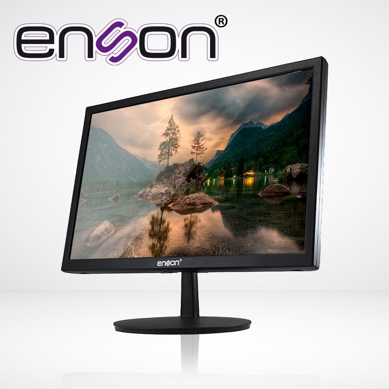 Monitor Led Full Hd De Enson Modelo Ensmdh19 De 19 Pulgadas Resolucion De 1920 X 1080 Entrada De Video Hdmi/vga Salida De Audio 