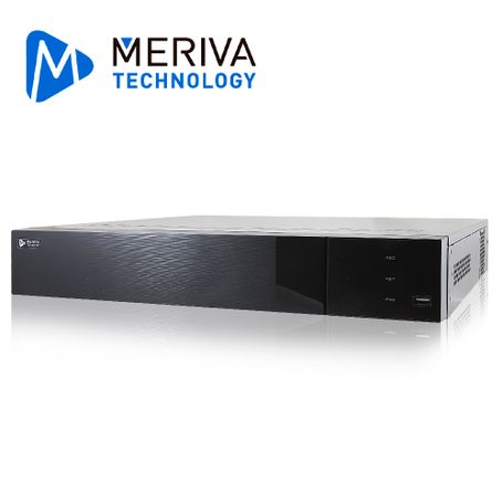 Nvr 16ch Ip 4k Meriva Tecnology Mnvr171616p / Switch 16 Puertos Poe / Onvif / Salida 1 Hdmi  1 Vga Simultaneas / Analiticas Mia 