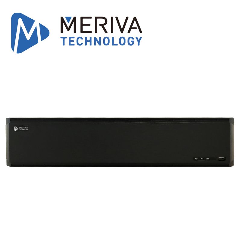 Nvr 64ch Meriva Tecnology Mnvr8164 16mp No Poe 3 Hdmi 4k  1 Hdmi Y 1 Vga 1080p Simultaneas / Codec H265smart / Audio 64ipc  Entr