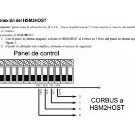 dsc hsm2host9  módulo transceptor power g función de host soporta 128 zonas inalambricas compatible con panel neo pro  29445