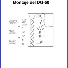 dsc dg50au  detector de ruptura de cristal cableado  plandebeneficios29489