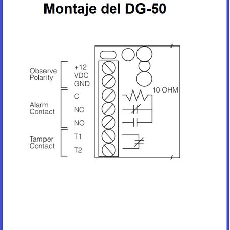 Dsc Dg50au  Detector De Ruptura De Cristal Cableado  Plandebeneficios