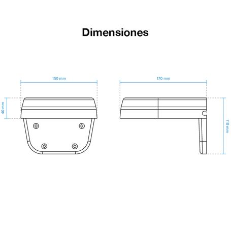 Vivotek Am21a  Soporte De Pared Tipo L De Exterior Para Cámaras Tipo Domo Vivotek