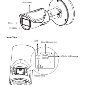 vivotek ib9387ehtvv3  cámara ip bullet exterior 5 mp lente varifocal remoto 27135mm smart ir ii 50m wdr pro snv deep search sma