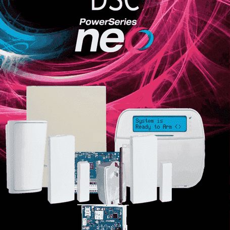 Dsc Neorflcd3g Sb Paquete Neo 32 Zonas /comunicador Dual Tl2803ge/panel Hs2032/teclado Rf Lcd Hs2lcdrf9n/2 Contactos   Pg9303/1 