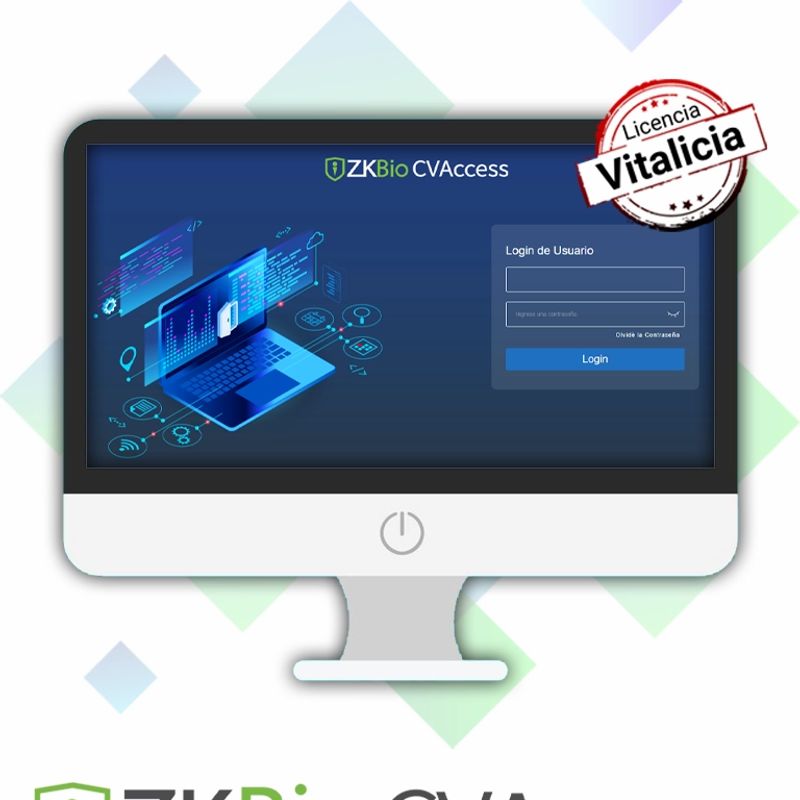 Zkteco Zkcvafree  Licencia Gratuita Del Software Biocvaccess Para 15 Puertas 6 Puntos De Asistencia 16 Cámaras Ip 2000 Usuarios 