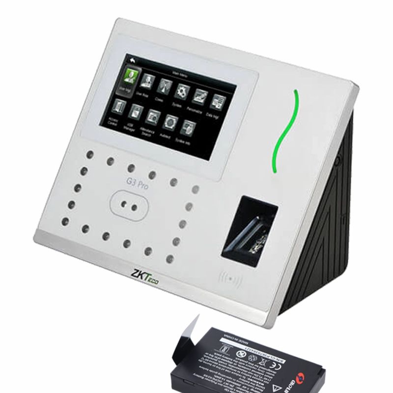 Zkteco G3proik7pak  Control De Asistencia Y Acceso Básico Con Autenticación Facial (12000 Rostros) Huella Digital Bioid (20000) 