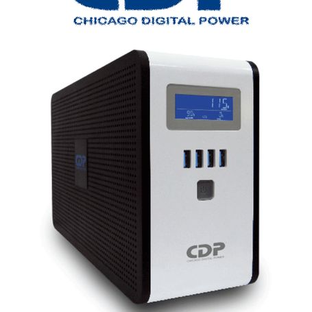 Cdp Rusmart751 Ups / 750va / 375w / 10 Terminales De Salida / 5 Salidas Con Respaldo De Bateria Y Avr / 5 Salidas Con Supresión 