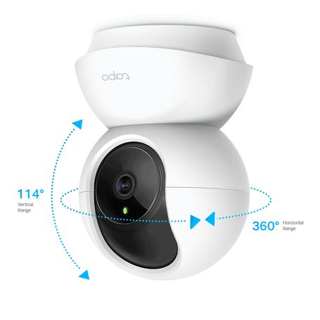 Tplink Tapo C200  Cámara Domo Ip Pt Wifi Para Interior Con Resolución De 2 Mp Visión Nocturna Notificaciones Push Wifi 2.4 Ghz R