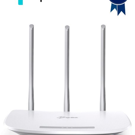 Tplink Tlwr845n  Router Inalámbrico Con Velocidad De Hasta 300mbps Wifi 4 802.11n/b/g En 2.4 Ghz 3 Antenas Y 4 Modos Router Exte