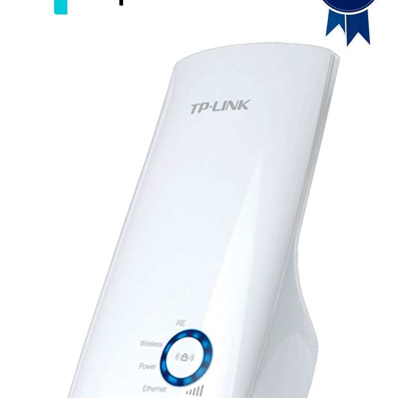 Tplink Tlwa850re  Repetidor Inalámbrico Universal De Senal Wifi Hasta 300mbps En 2.4ghz Con 2 Antenas Internas 1 Puerto Rj45 Mod