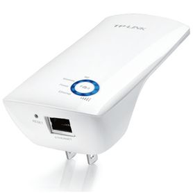 tplink tlwa850re  repetidor inalámbrico universal de senal wifi hasta 300mbps en 24ghz con 2 antenas internas 1 puerto rj45 mod