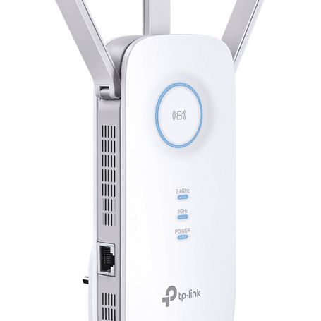 Tplink Re450   Repetidor De Senal Wifi Ac1750 De Doble Banda 2.4ghz (450mbps) Y 5ghz (1300mbps) Con Indicador Inteligente De Sen