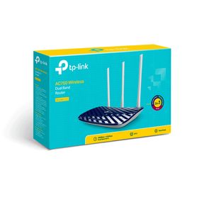 tplink archer c20w  ruteador wifi ac de 733mbps con 1 puerto wan rj45 fast ethernet 4 puertos lan rj45 fast ethernet y 3 antena