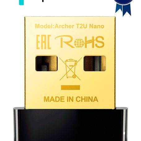 Tplink Archer T2u Nano  Mini Adaptador Usb Inalámbrico De Doble Banda Ac 600 Mbps Con Antena Omnidireccional. O1