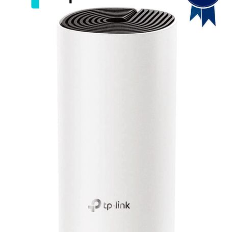 Tplink Deco E4 (1pack)  Router Inalámbrico Mesh Para Hogar Dedoble Banda Ac 1200 Con 2 Puertos 10/100 Mbps Y Compatible Con Alex