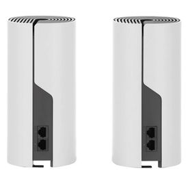  tplink decoe4 2pack  kit de router inalámbrico mesh deco e4 para hogar de doble banda ac 1200 con 2 puertos 10100 mbps y compa