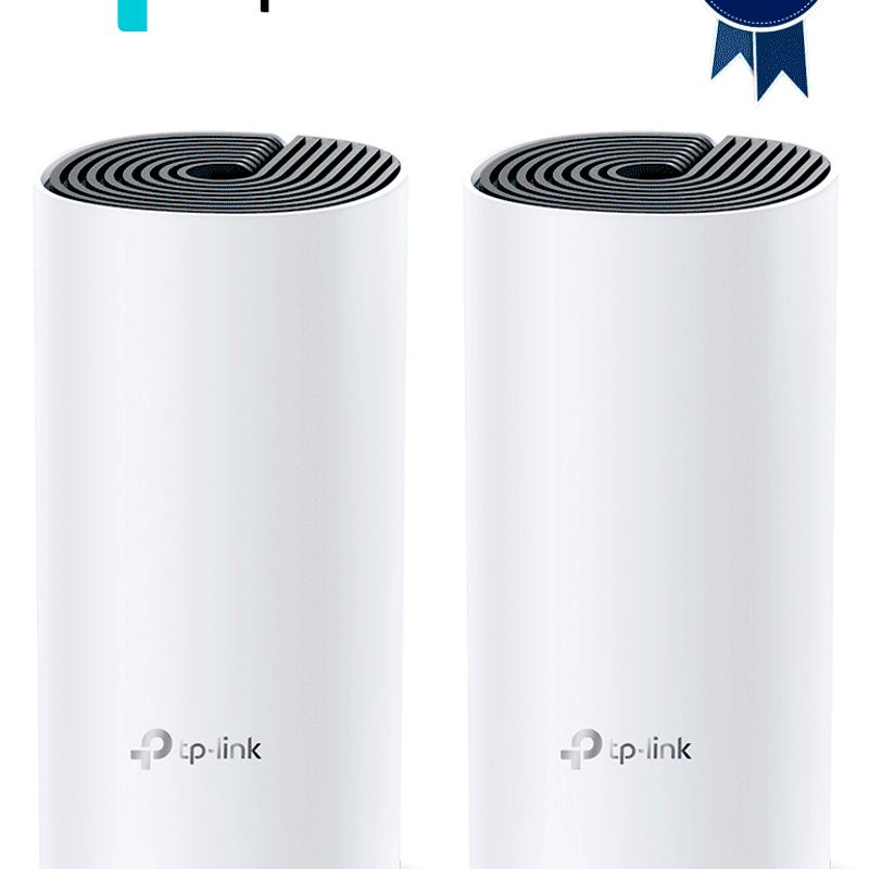 Tplink Deco M4 (2pack)   Kit De 2 Routers Inalámbricos Mesh Para Interior Y Hogar De Doble Banda Wifi 5 Ac1200 Mbps Con 2 Puerto