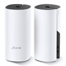 tplink deco m4 2pack   kit de 2 routers inalámbricos mesh para interior y hogar de doble banda wifi 5 ac1200 mbps con 2 puertos