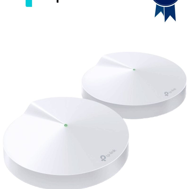 Tplink Deco M5 (2pack) Kit De 2 Routers Mesh Para Hogar De Doble Banda Wifi 5 Ac1300 Mbps Con 2 Puertos Gigabit Wan/lan 4 Antena