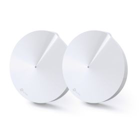 tplink deco m5 2pack kit de 2 routers mesh para hogar de doble banda wifi 5 ac1300 mbps con 2 puertos gigabit wanlan 4 antenas 