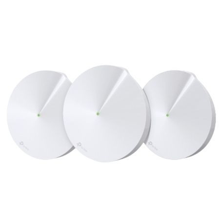 Tplink Deco M5 (3pack) Kit De 3 Routers Mesh Para Hogar De Doble Banda Wifi 5 Ac1300 Mbps Con 2 Puertos Gigabit Wan/lan 4 Antena