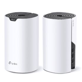 tplink deco s7 2pack  kit de 2 routers inalámbricos mesh para hogar de doble banda wifi 5 ac1900 mbps con 3 puertos gigabit wan