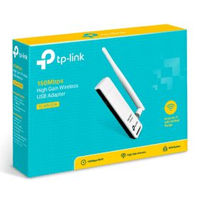 tplink tlwn722n  adaptador usb inalámbrico de alta ganancia n 150 mbps en 24 ghz con antena desmontable de 4dbi62512